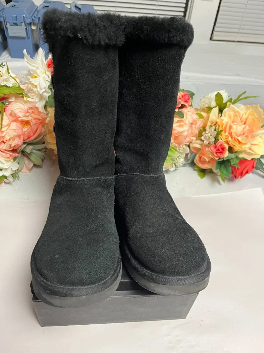Koolaburra by UGG Victoria Tall Boots Black Size 7